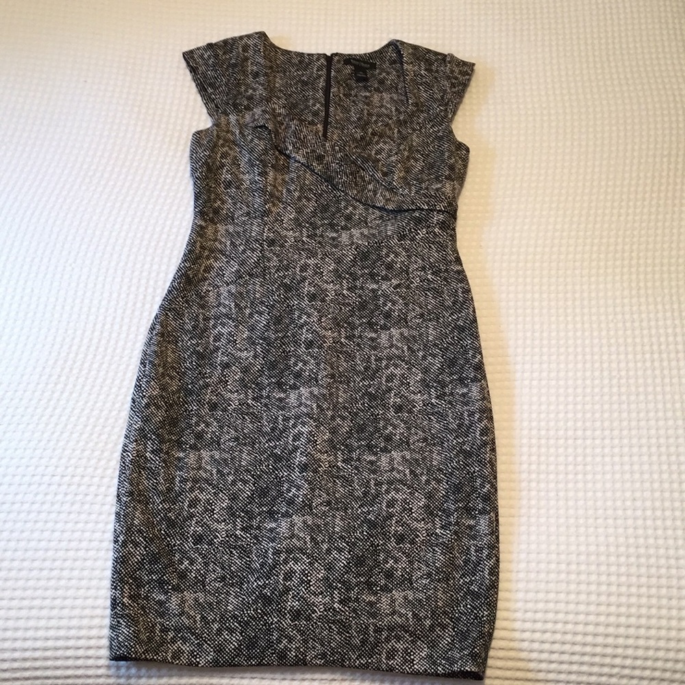 WHBM Black and White Dress NWOT